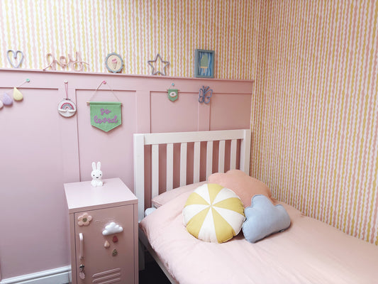 Designing and styling your kids spaces using our damage free wall hooks.