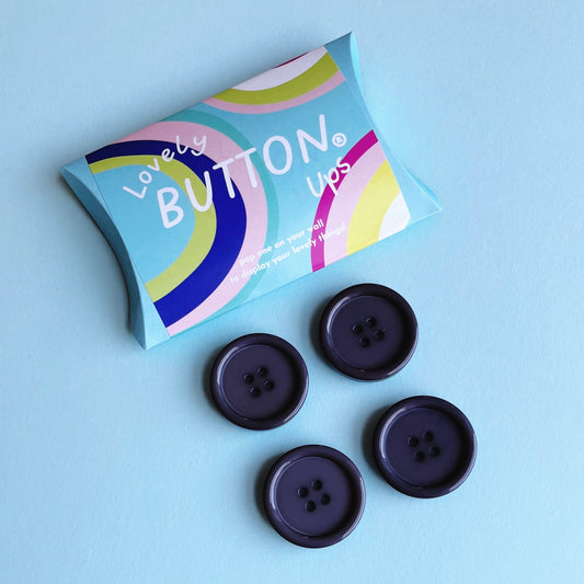 LOVELY BUTTON UPS®  Button Wall Dots -  Kids Slate - CLEARANCE SALE