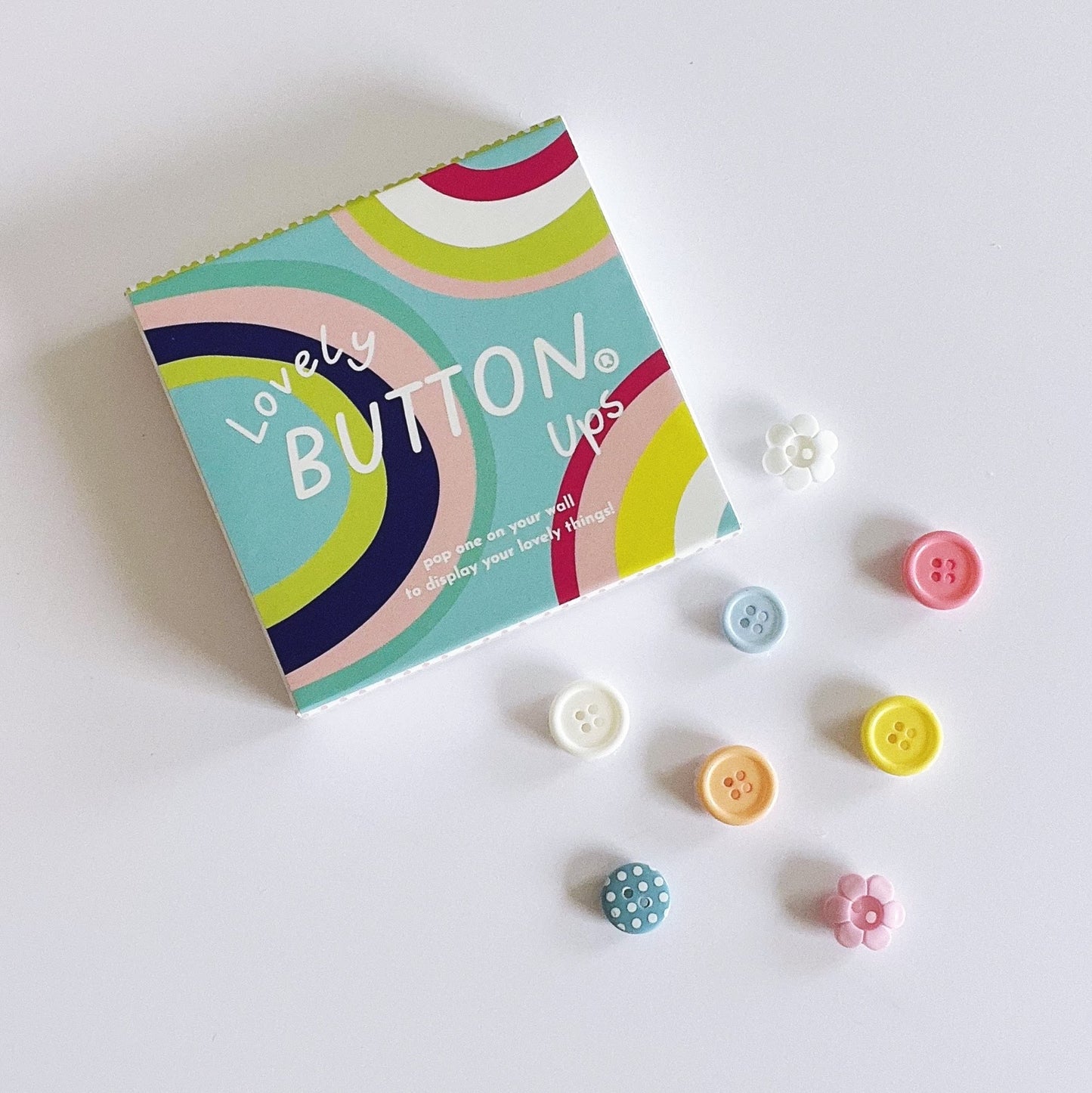Lovely Button Ups ® Button Wall Hooks - KIDS SURPRISE PACK