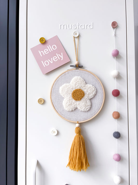 Boho Felt Ball Garland