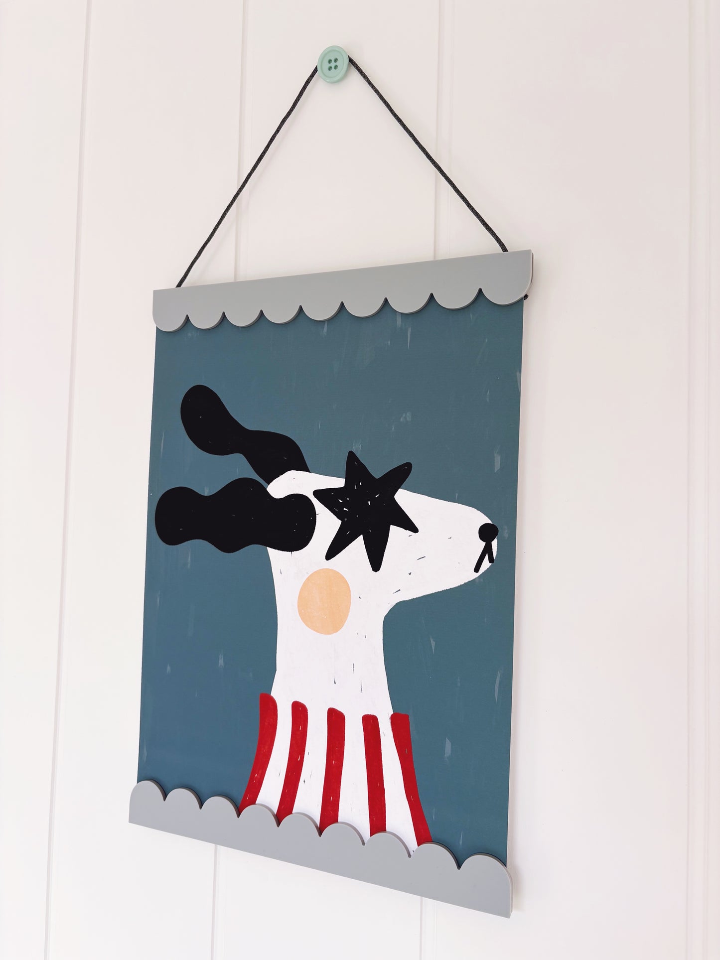 Lara and Kin Speedy Dog Art Print