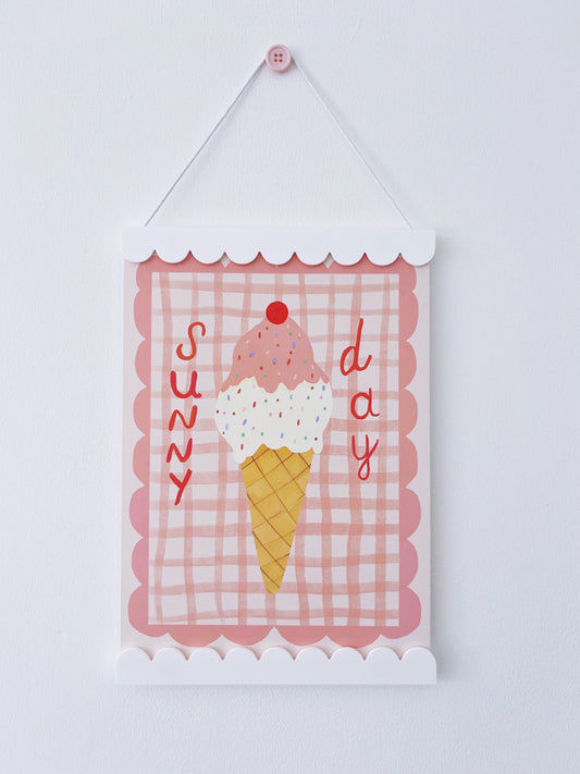 Kate Fox Design Sunny Day Art Print A4
