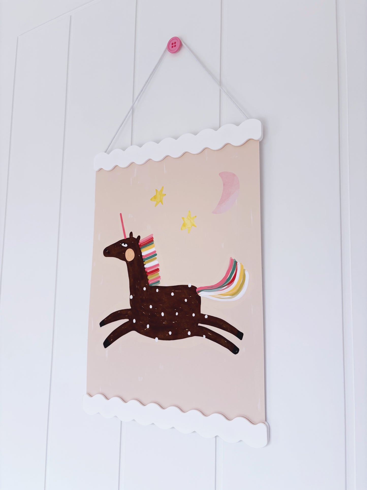 Lara and Kin Unicorn Art Print