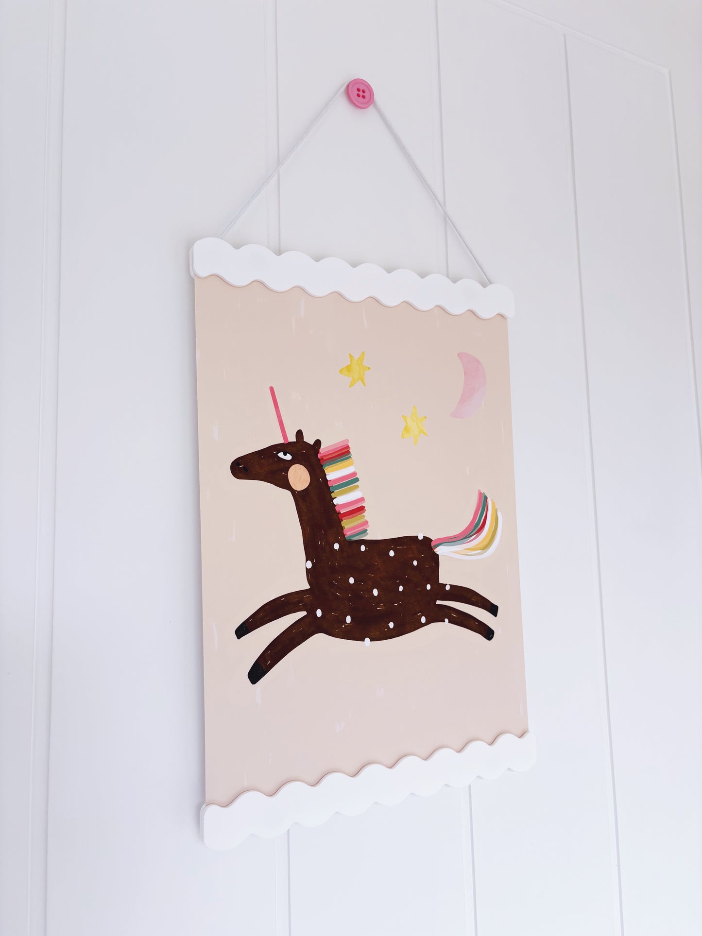 Lara and Kin Unicorn Art Print