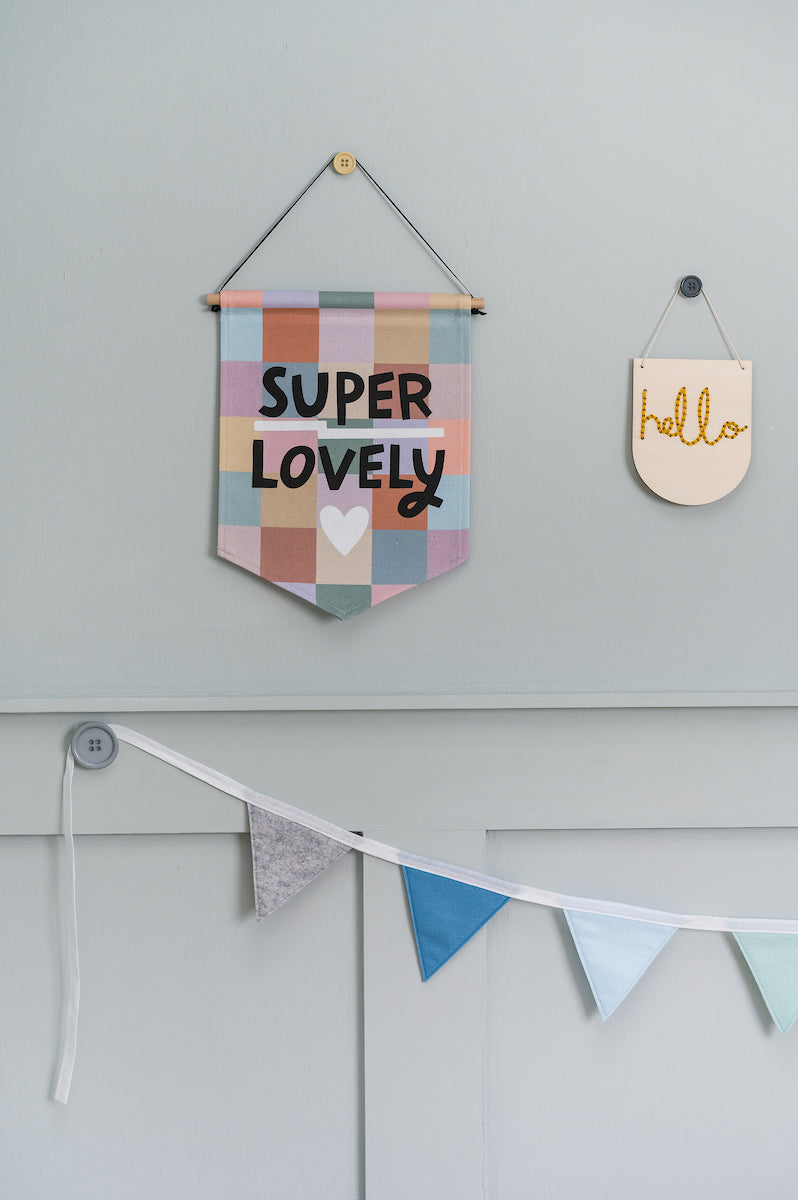 LOVELY BUTTON UPS ®  Button Wall Hooks - Neutral Collection #01 TWO PACK